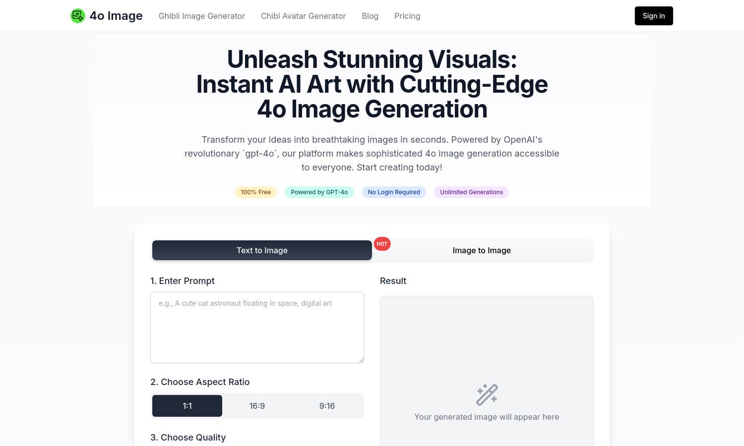 4o Image Website