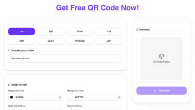 GetQRFree - AI tool for Marketing