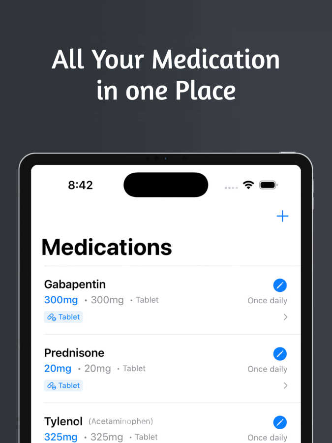 Medpal - Pill Organizer application interface and features