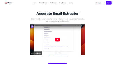 EFinder Email Extractor - AI tool for Email Tools