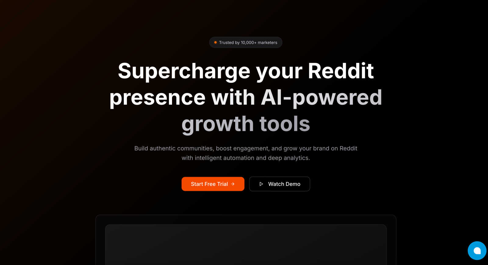 Reachara application interface and features