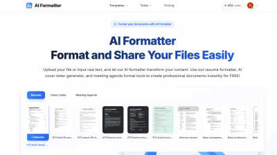 AI Formatter - AI tool for Productivity & Management