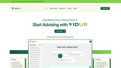 VIDUR - AI tool for AI Assistants
