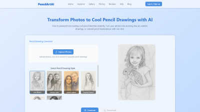 PencilArtMagic - AI tool for Avatars