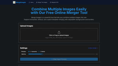 MergeImages - AI tool for Content Creation