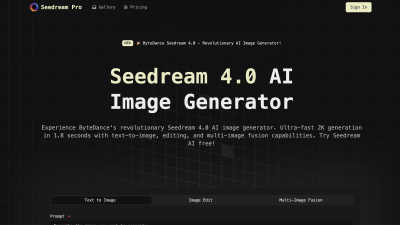 Seedream Pro - AI tool for Content Creation