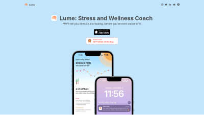 Lume: Stress & Wellness Coach - AI tool for Healthcare