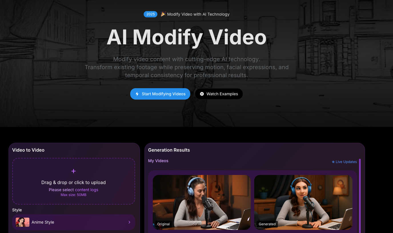 Modify Video application interface and features