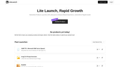 Lite Launch - AI tool for Development