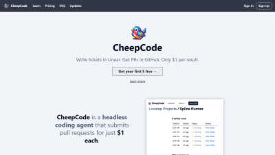 CheepCode - AI tool for Development
