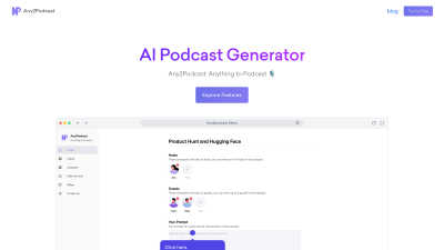 Any2Podcast - AI tool for AI Assistants