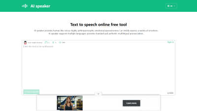 AI Speaker - AI tool for Accessibility