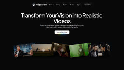 VidGenCraft - AI tool for Content Creation