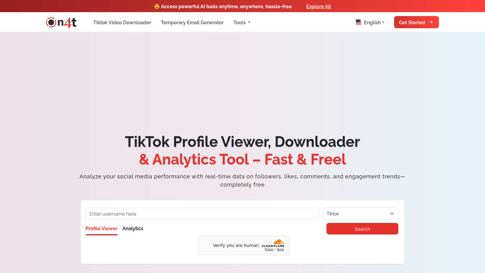 ON4T application interface and features