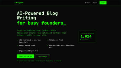 AIBLOGbot - AI tool for Blogging & Publishing
