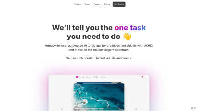 OneTask - AI tool for AI Assistants