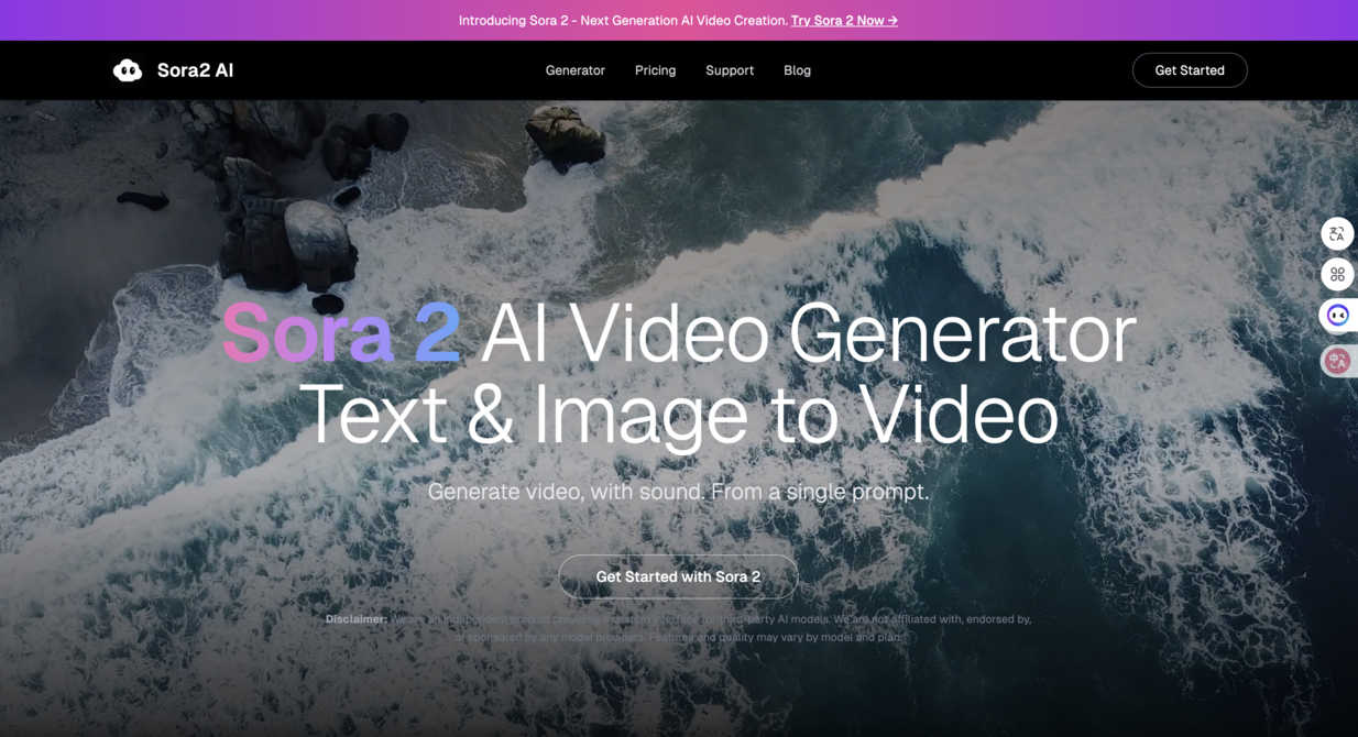 Sora2 AI application interface and features