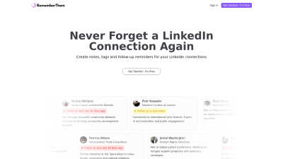 Remember Them - AI tool for Career & Jobs