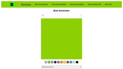 Brat Generator - AI tool for Content Creation