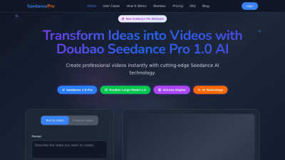 Seedance Pro - AI tool for Content Creation