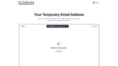 Tempmail.world - AI tool for Email Tools