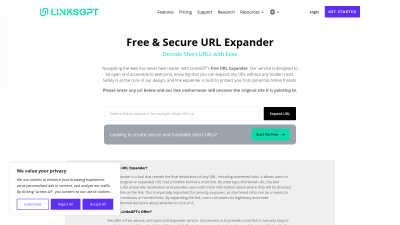 URL Expander - AI tool for Development
