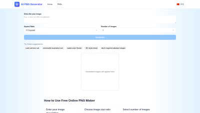 PNG Maker - AI tool for Content Creation