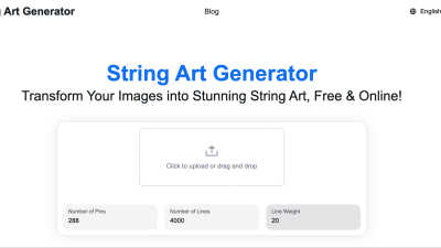String Art Generator - AI tool for Design Tools