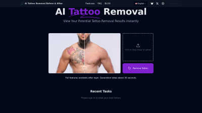 Tattoo Removal Before and After - AI tool for AI Assistants