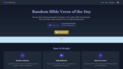 Verse of the Day - AI tool for Education & Learning
