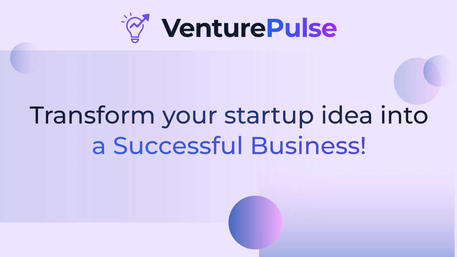 VenturePulse application interface and features
