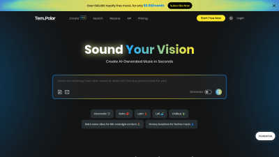 TemPolor - AI tool for Audio & Music