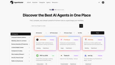 AgentHunter - AI tool for Other