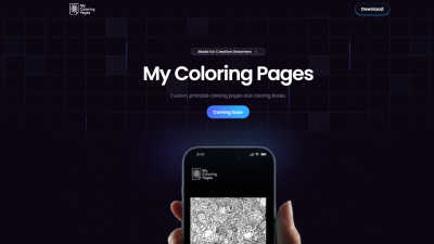 My Coloring Pages - AI tool for Design Tools