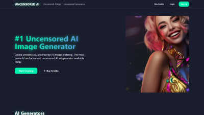 Uncensored Images - AI tool for Content Creation