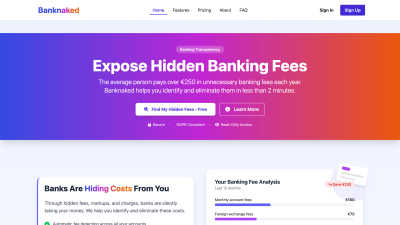 Banknaked - AI tool for Analytics & Data