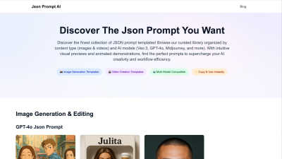 JSON Prompt AI - AI tool for Image & Photo