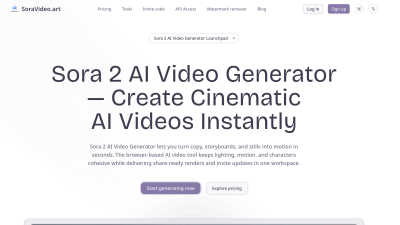 Sora 2 AI Video Generator - AI tool for Image & Photo