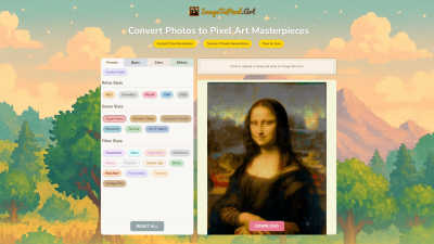 Imagetopixel - AI tool for Design Tools