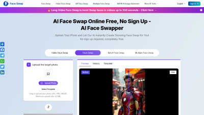 AI Face Swapper - AI tool for Avatars