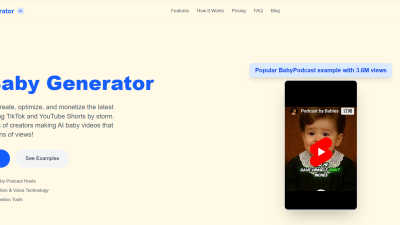 AI baby podcast generator - AI tool for Video