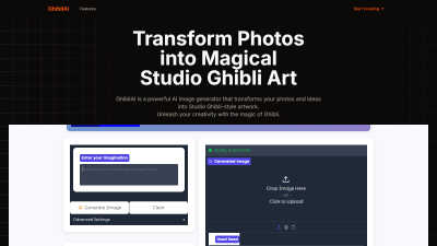 GhibliAI Art - AI tool for Avatars