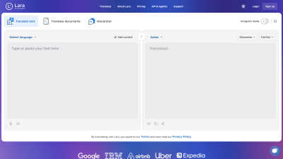 Lara Translate - AI tool for Language & Translation