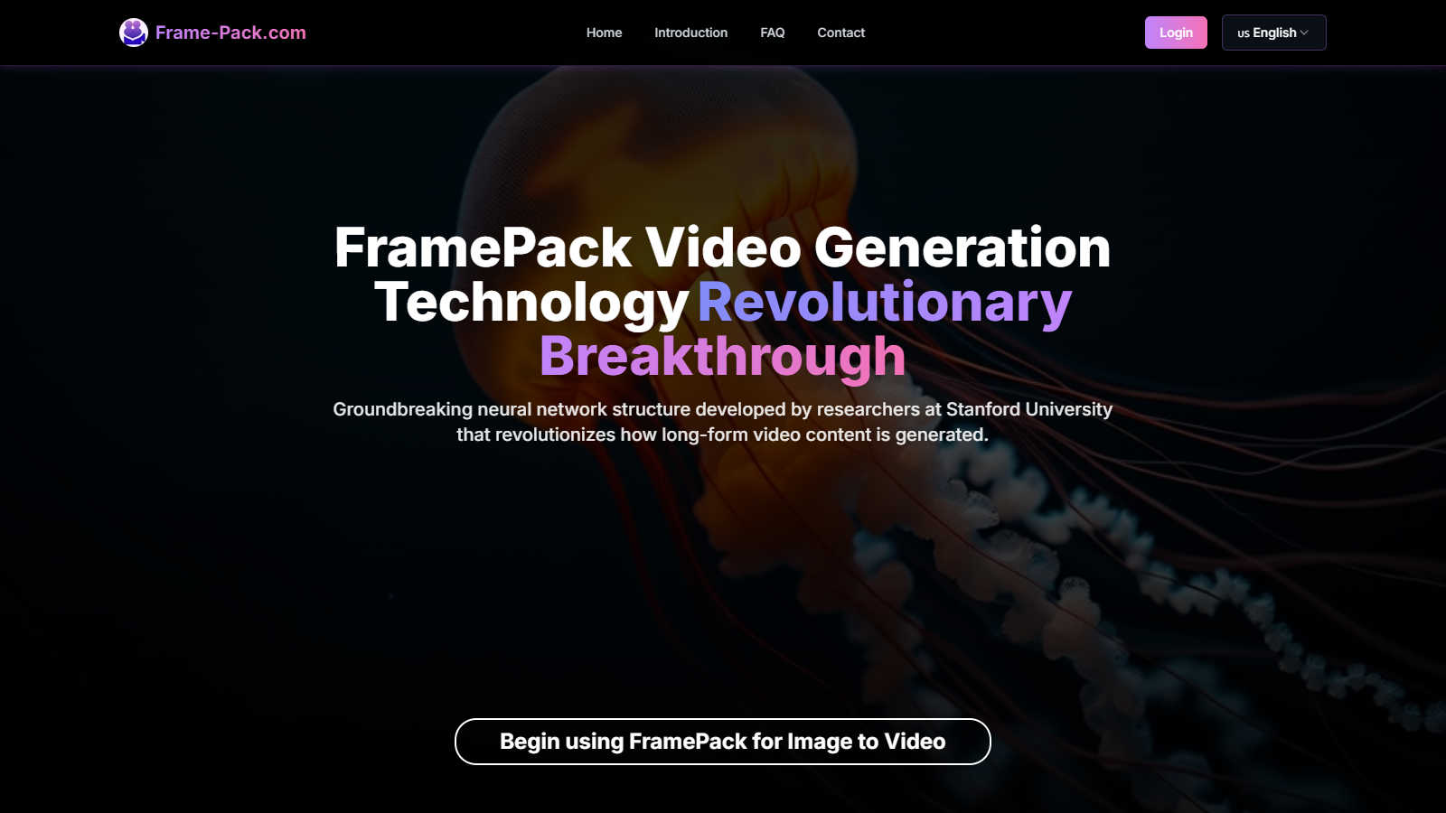 FramePack application interface and features