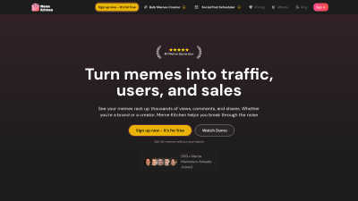 Meme Kitchen - AI tool for Content Creation