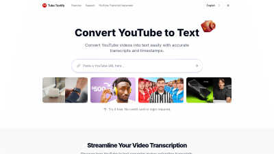 Tube Textify - AI tool for Accessibility