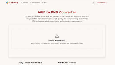 Avif2Png - AI tool for Image & Photo