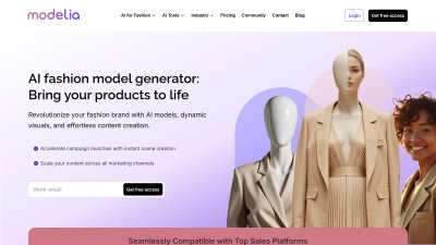 Modelia - AI tool for Content Creation