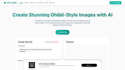 GPT Ghibli - AI tool for AI Assistants