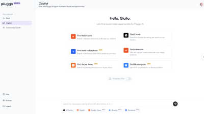 Pluggo - AI tool for Marketing